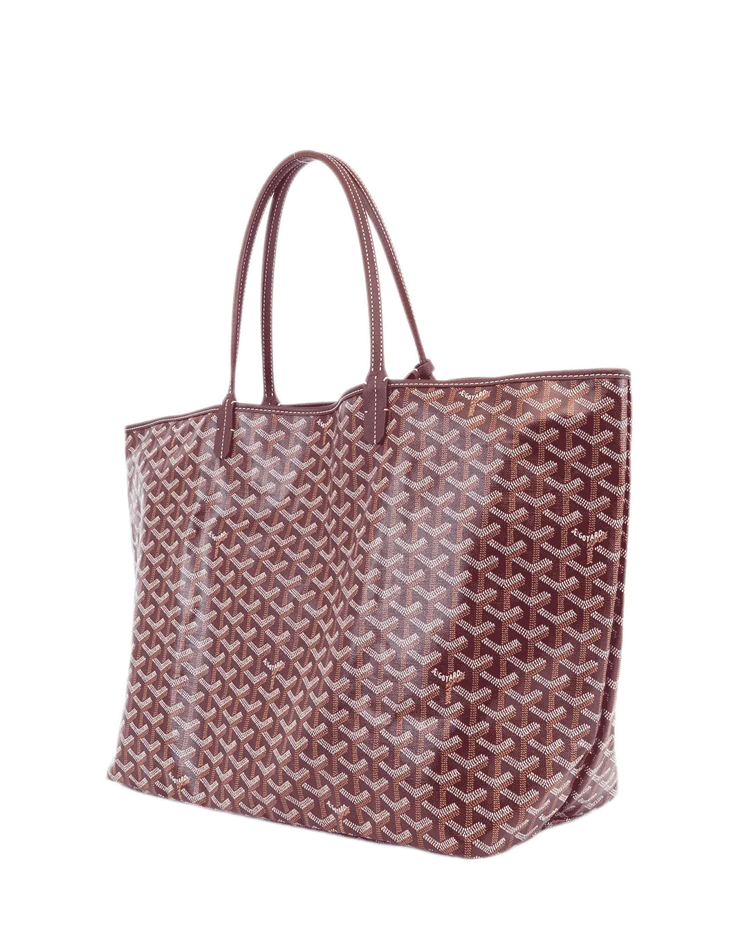 GOYARD ST. LOUIS GM RED BURGUNDY CANVAS SHW COZ 0202444306