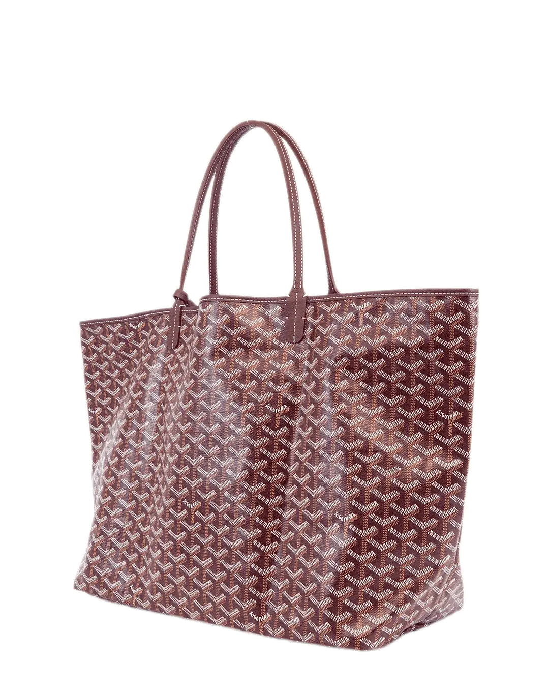 GOYARD ST. LOUIS GM RED BURGUNDY CANVAS SHW COZ 0202444307