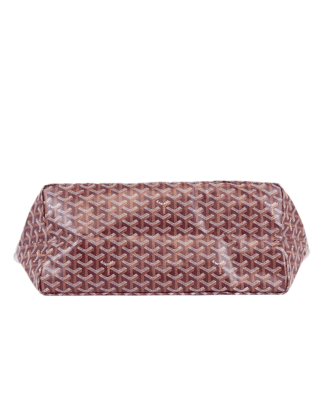 GOYARD ST. LOUIS GM RED BURGUNDY CANVAS SHW COZ 0202444313