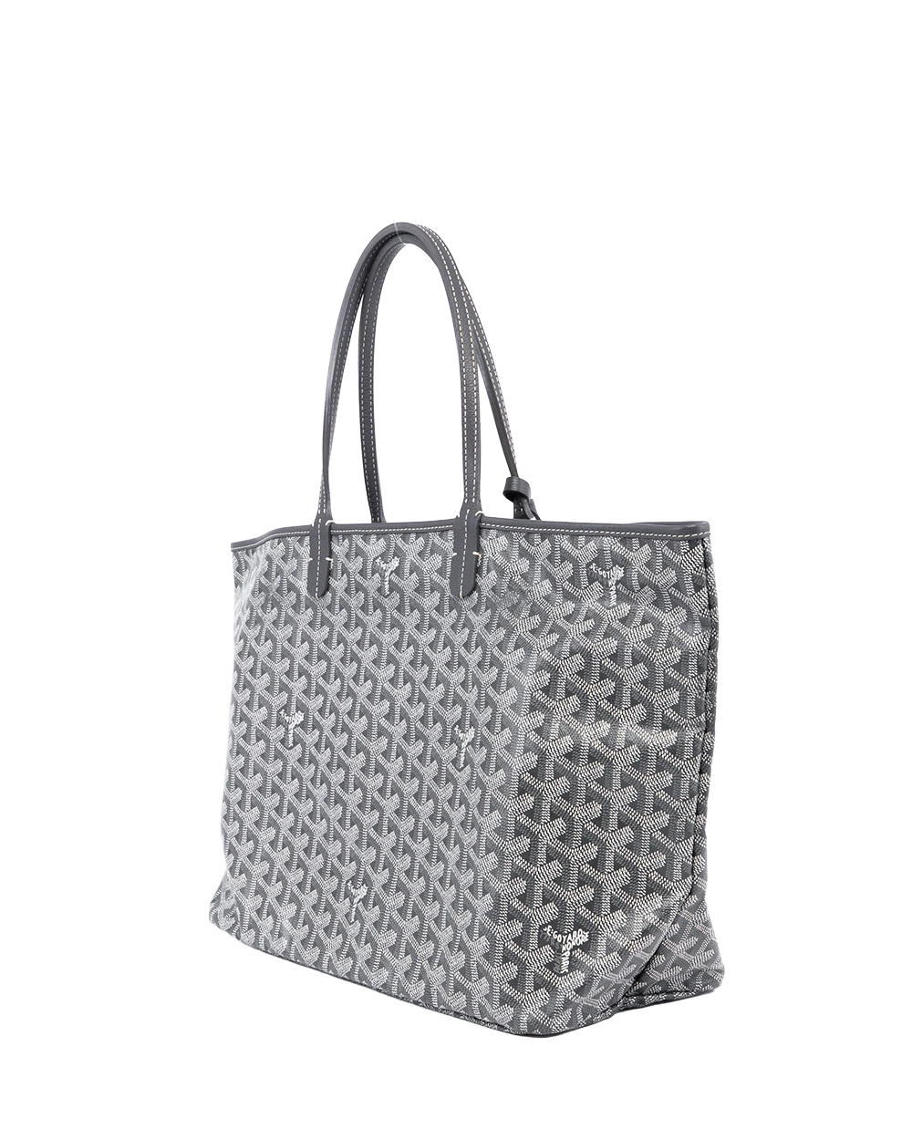GOYARD ST. LOUIS PM GRAY CANVAS SHW CHN 020223 04886