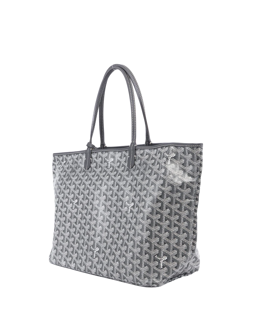 GOYARD ST. LOUIS PM GRAY CANVAS SHW CHN 020223 04887