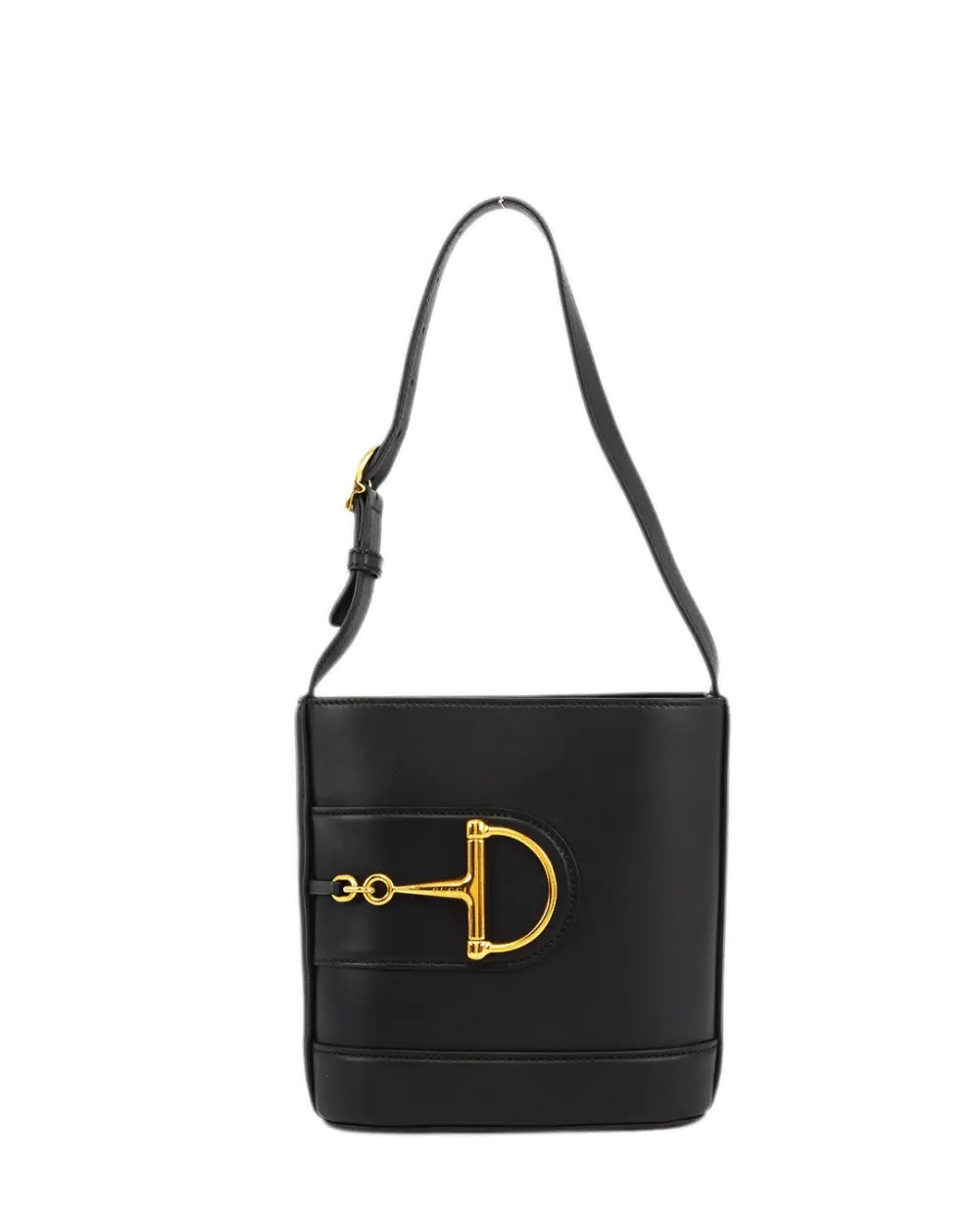 GUCCI 73 BUCKET SMALL BLACK CALF GHW 833665 650815 4213
