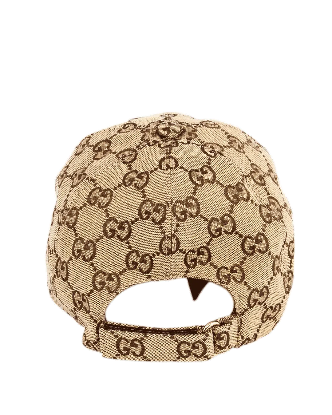 GUCCI BASEBALL CAP L BROWN GG MONOGRAM COTTON GHW 1588