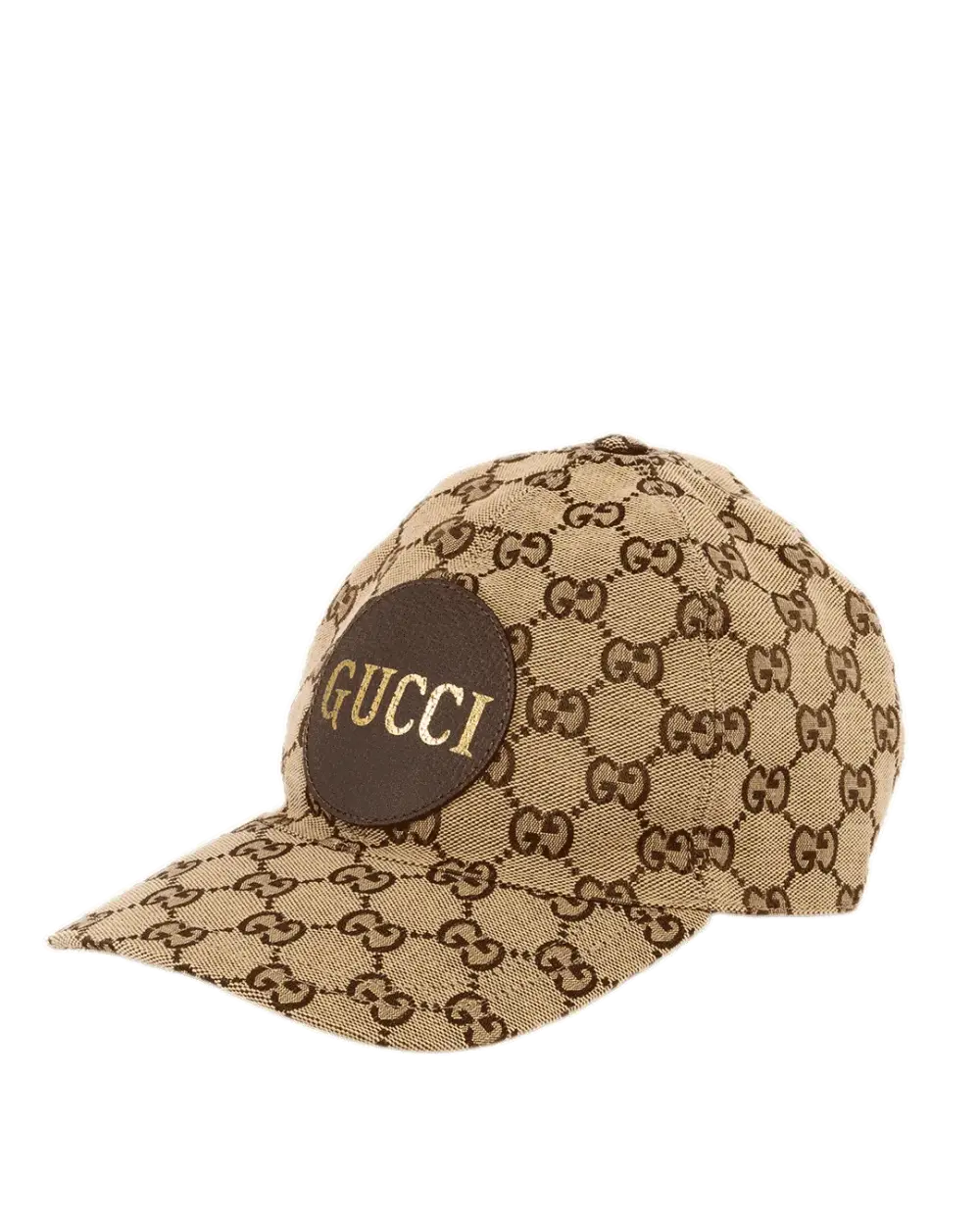 GUCCI BASEBALL CAP L BROWN GG MONOGRAM COTTON GHW 1971