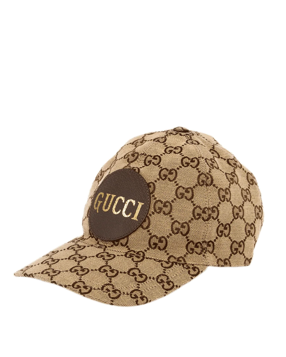 GUCCI BASEBALL CAP L BROWN GG MONOGRAM COTTON GHW 1971