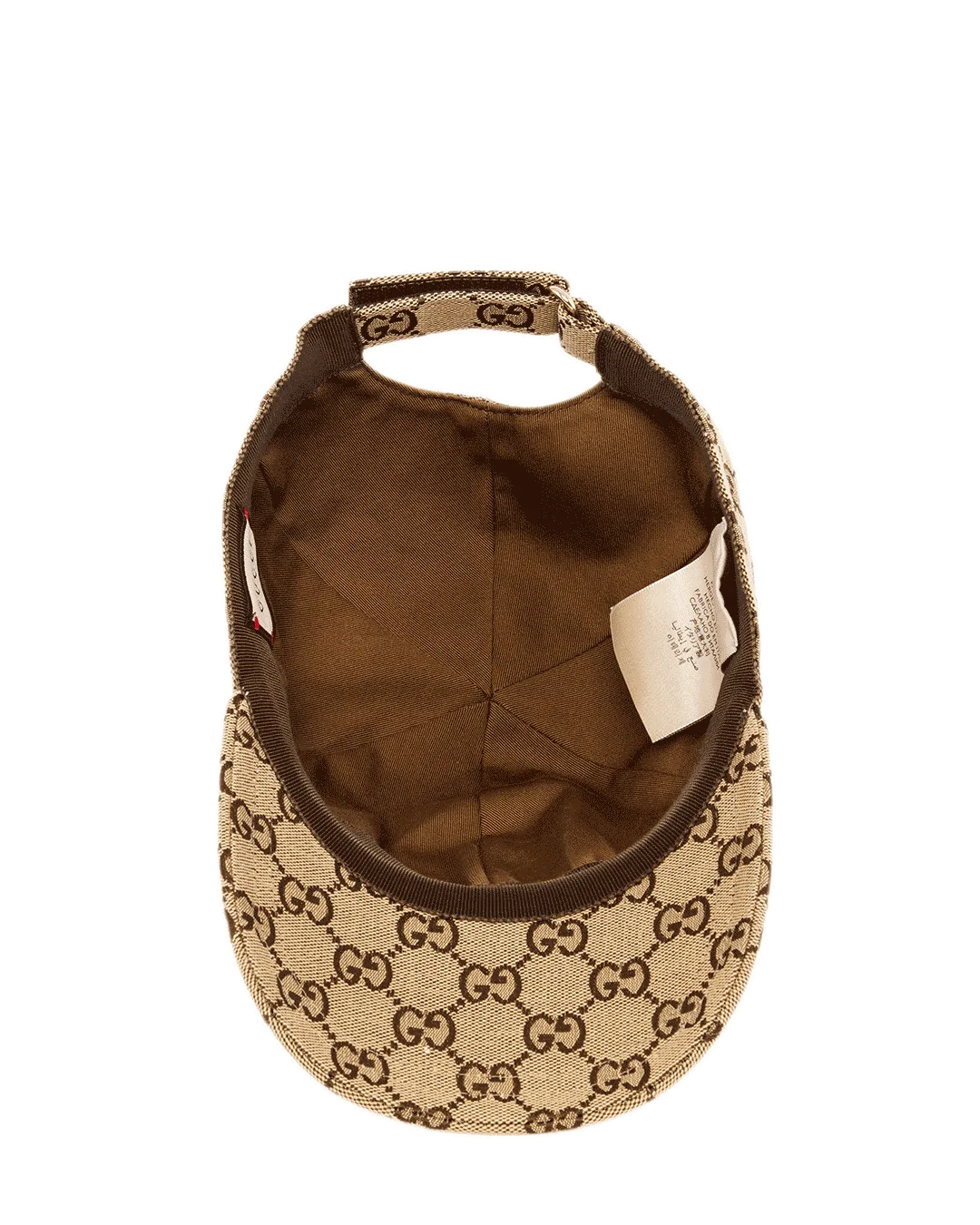 GUCCI BASEBALL CAP L BROWN GG MONOGRAM COTTON GHW 1976