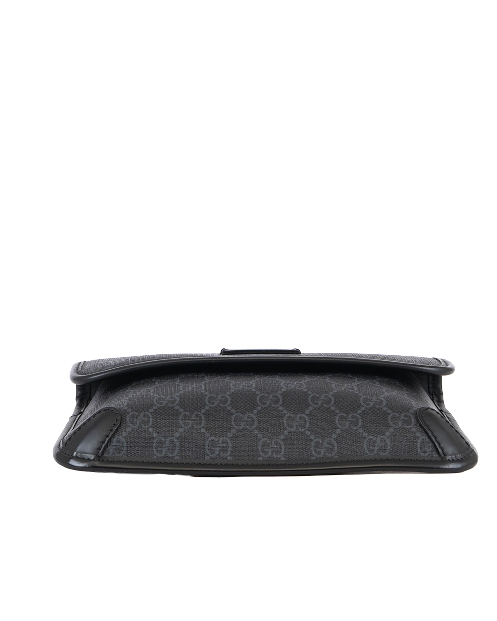 GUCCI BELT BAG BLACK GG SUPREME MONOGRAM CANVAS SHW 598113 525040 1265