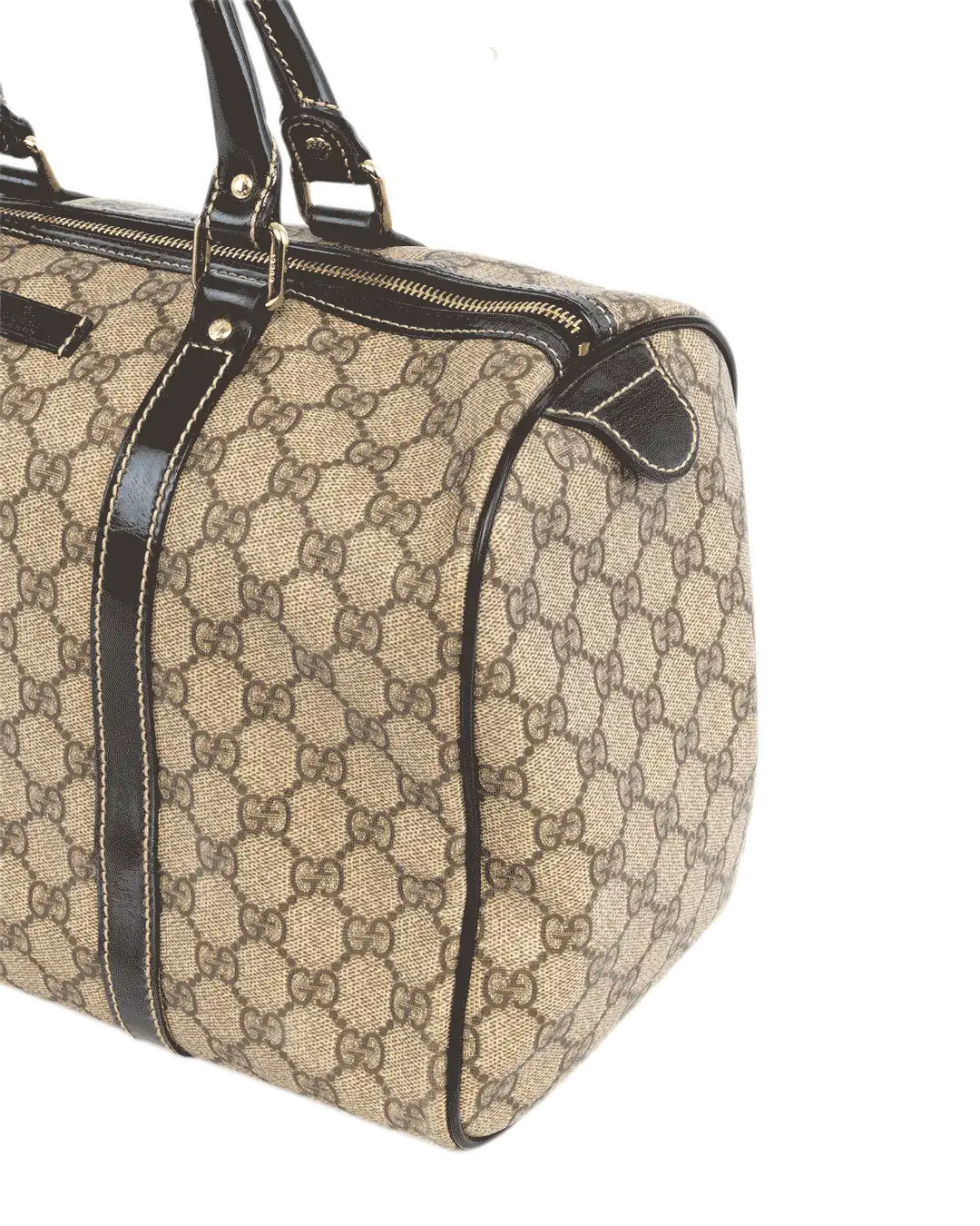 GUCCI BOSTON MEDIUM BROWN GG SUPREME MONOGRAM CANVAS GHW 193603 214397 0151