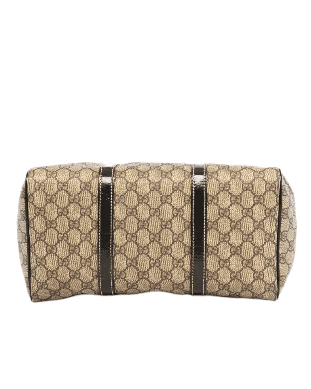 GUCCI BOSTON MEDIUM BROWN GG SUPREME MONOGRAM CANVAS GHW 193603 214397 0153