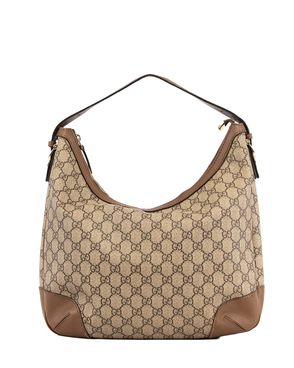 GUCCI BREE TOTE BROWN GG MONOGRAM CANVAS GHW 2368