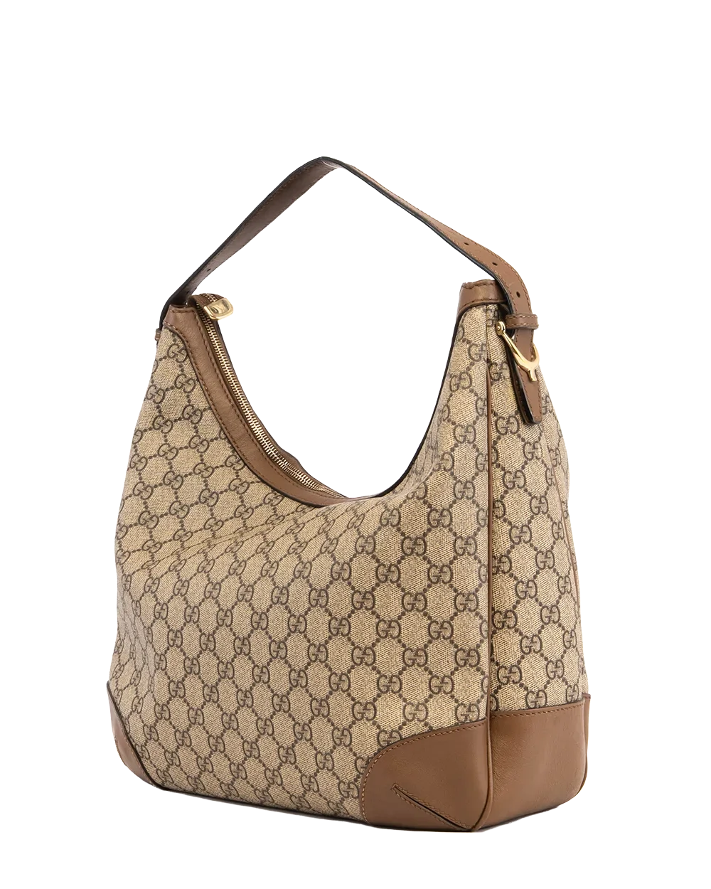 GUCCI BREE TOTE BROWN GG MONOGRAM CANVAS GHW 2371