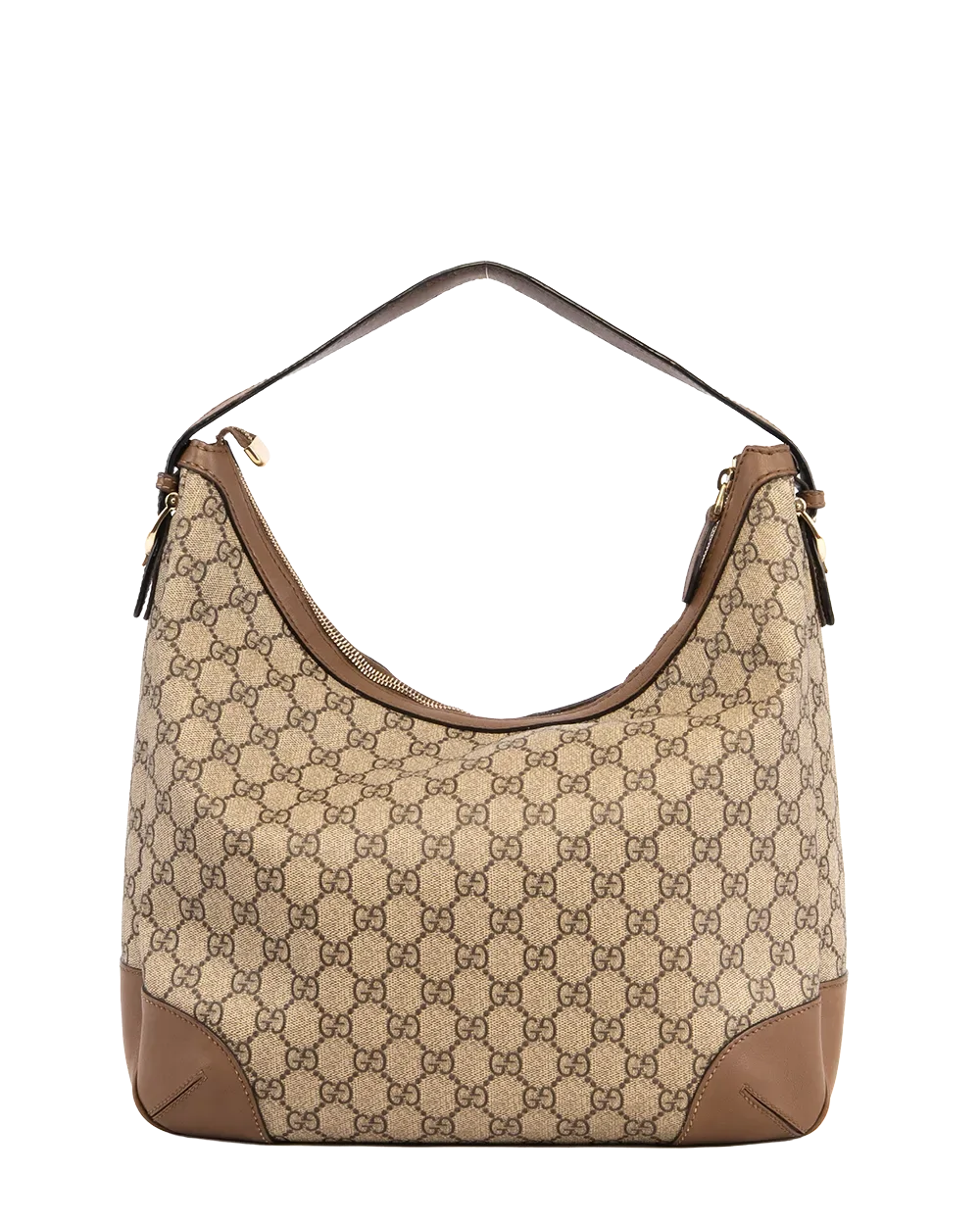 GUCCI BREE TOTE BROWN GG MONOGRAM CANVAS GHW 2372
