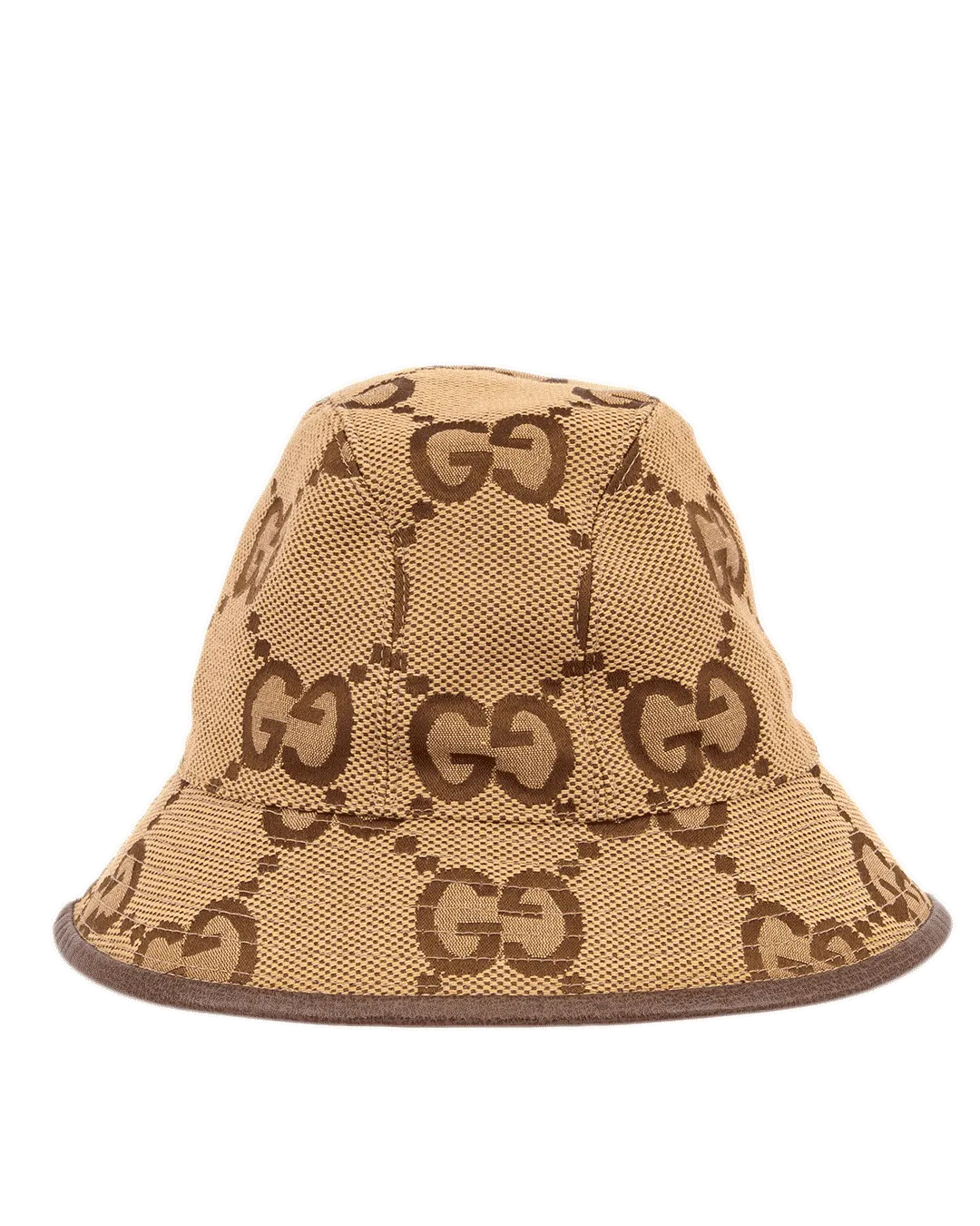GUCCI BUCKET HAT S BROWN JUMBO GG MONOGRAM 6812563HAGJ 43482