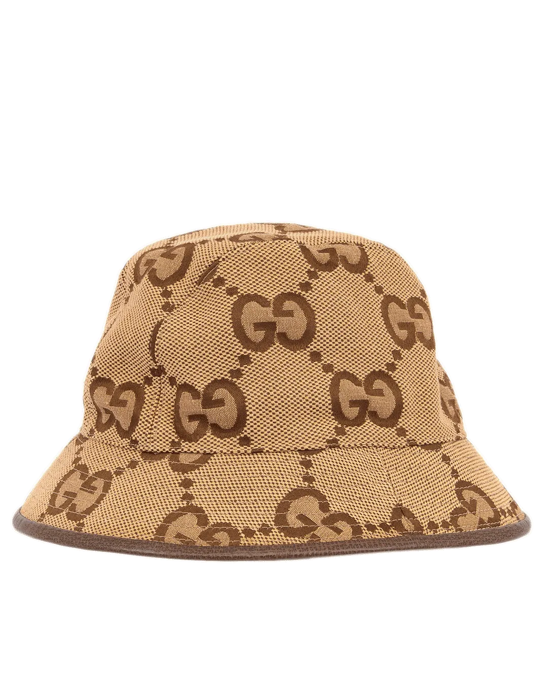 GUCCI BUCKET HAT S BROWN JUMBO GG MONOGRAM 6812563HAGJ 43483