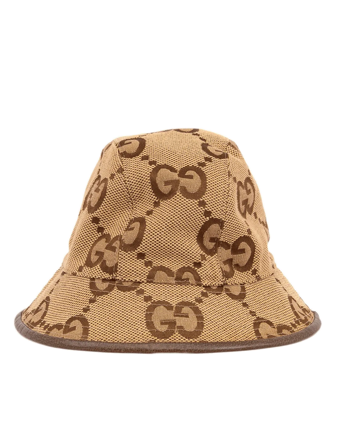 GUCCI BUCKET HAT S BROWN JUMBO GG MONOGRAM 6812563HAGJ 43486