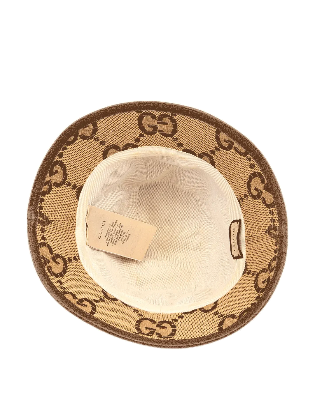 GUCCI BUCKET HAT S BROWN JUMBO GG MONOGRAM 6812563HAGJ 43488