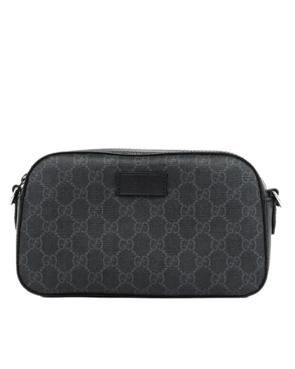GUCCI CAMERA BAG 24 BLACK GG SUPREME MONOGRAM CANVAS SHW 574886 525040 0071