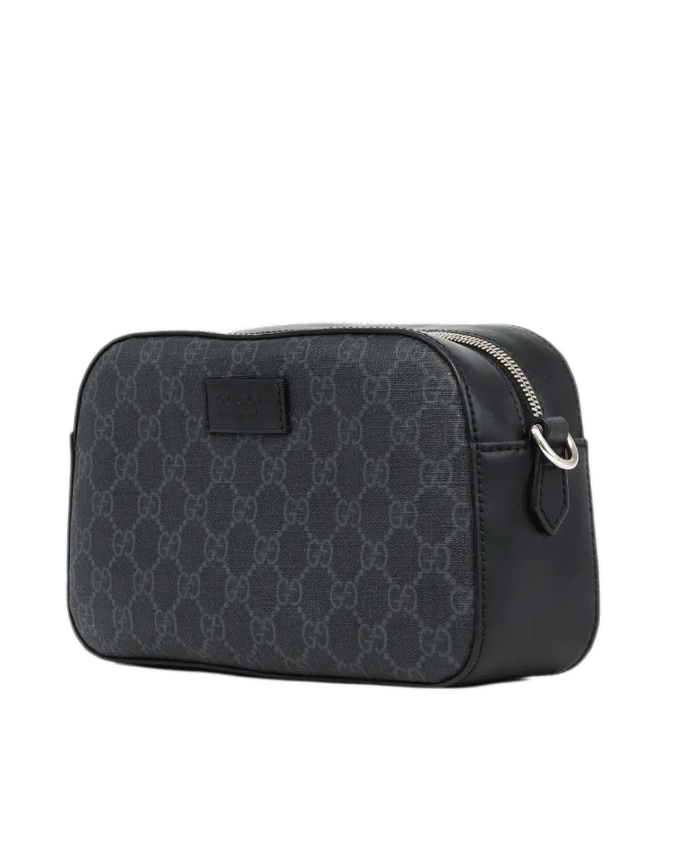 GUCCI CAMERA BAG 24 BLACK GG SUPREME MONOGRAM CANVAS SHW 574886 525040 0072