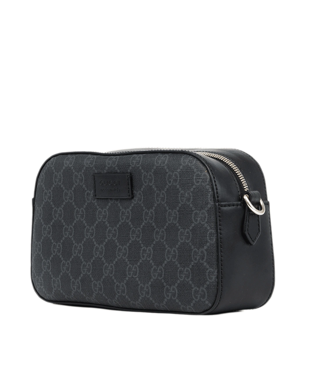 GUCCI CAMERA BAG 24 BLACK GG SUPREME MONOGRAM CANVAS SHW 574886 525040 0072
