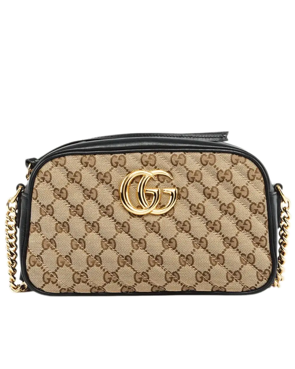 GUCCI CAMERA MARMONT BROWN GG CANVAS GHW 447632 486628 0661