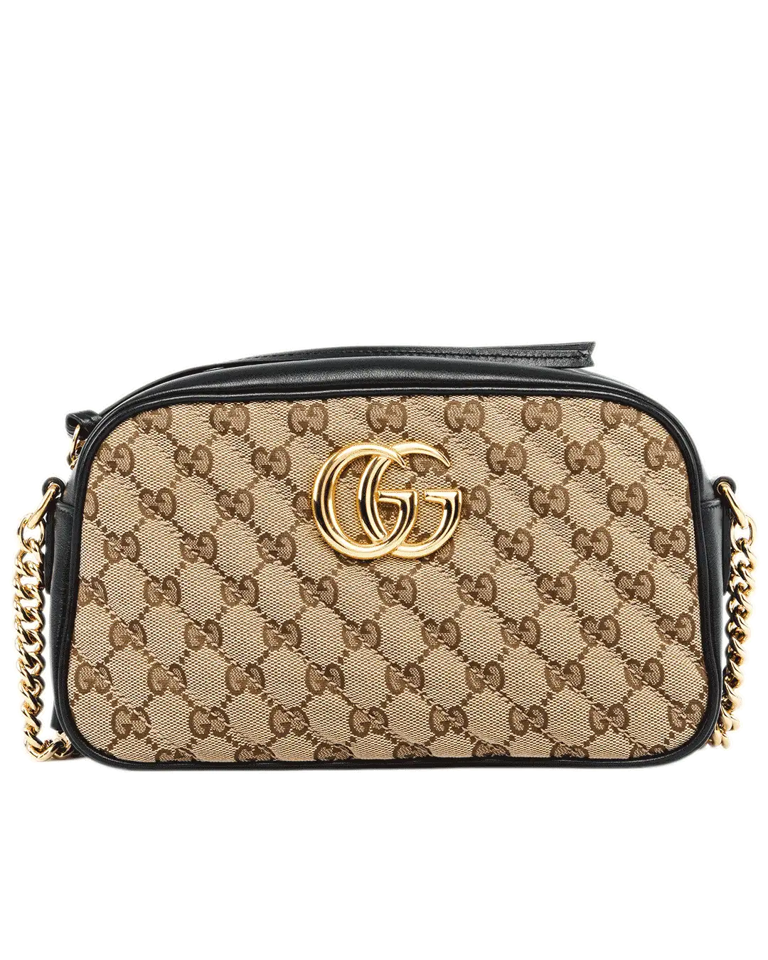 GUCCI CAMERA MARMONT BROWN GG CANVAS GHW 447632 486628 0661