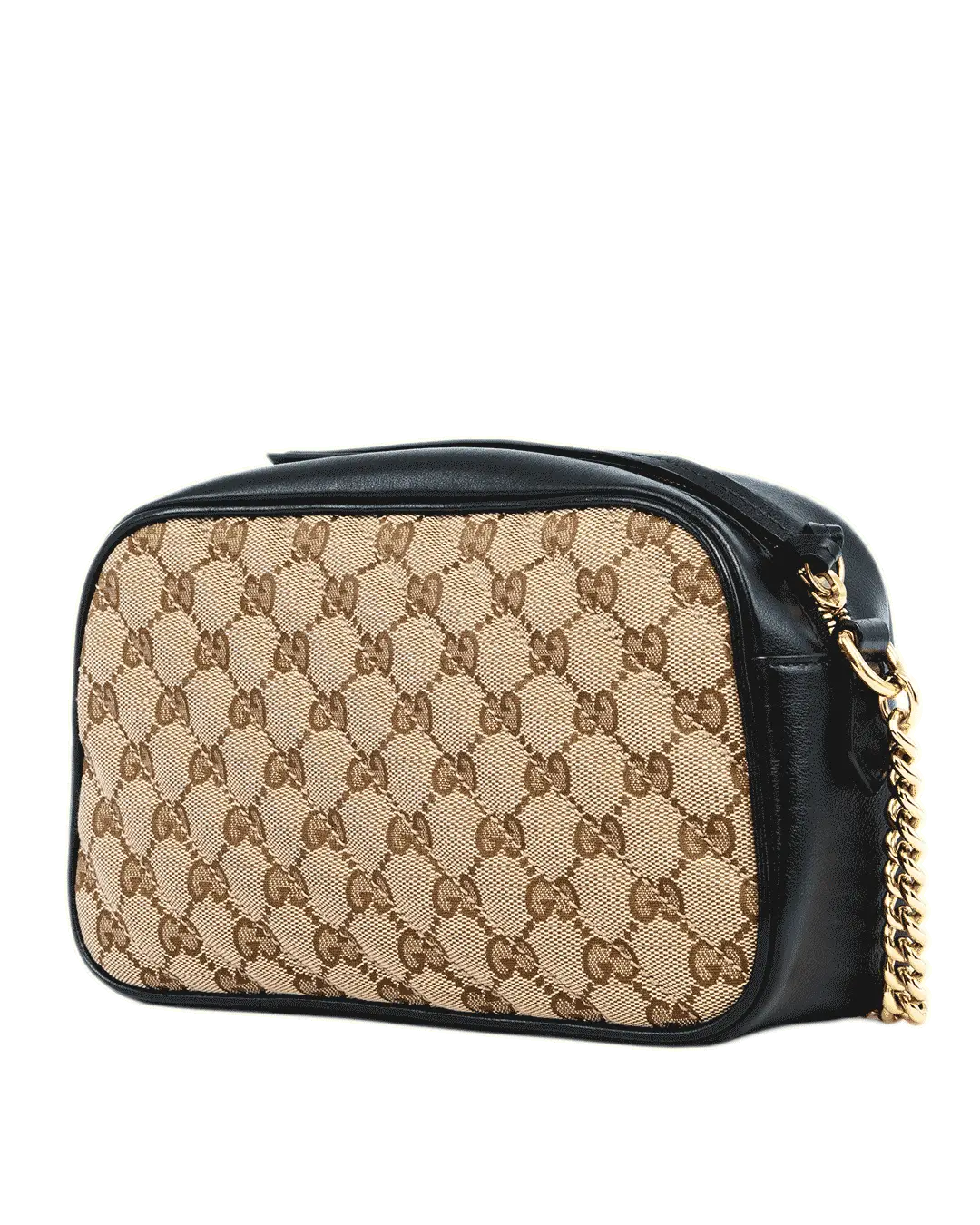 GUCCI CAMERA MARMONT BROWN GG CANVAS GHW 447632 486628 0664