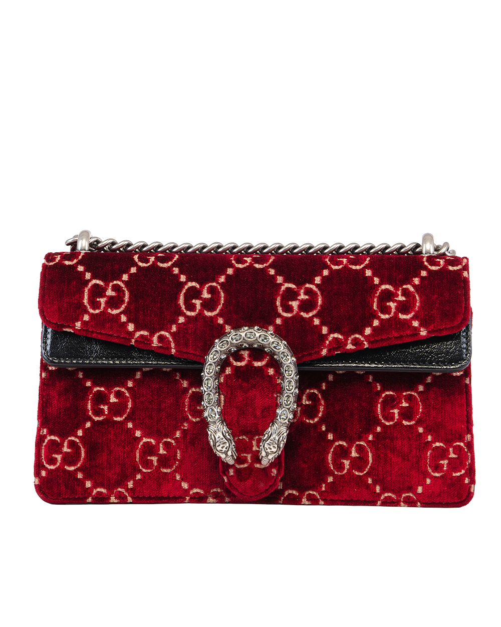 GUCCI DIONYSUS NEW SMALL RED FABRIC SHW 499623 467891 3022