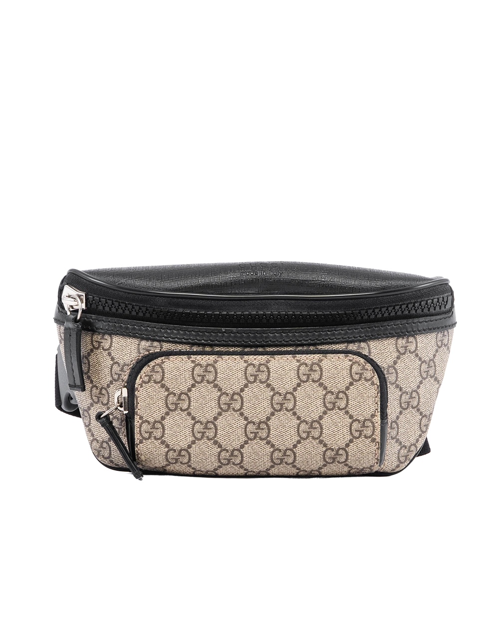 GUCCI EDEN BELT BAG BROWN BLACK GG SUPREME MONOGRAM CANVAS SHW 450946 204046 05907