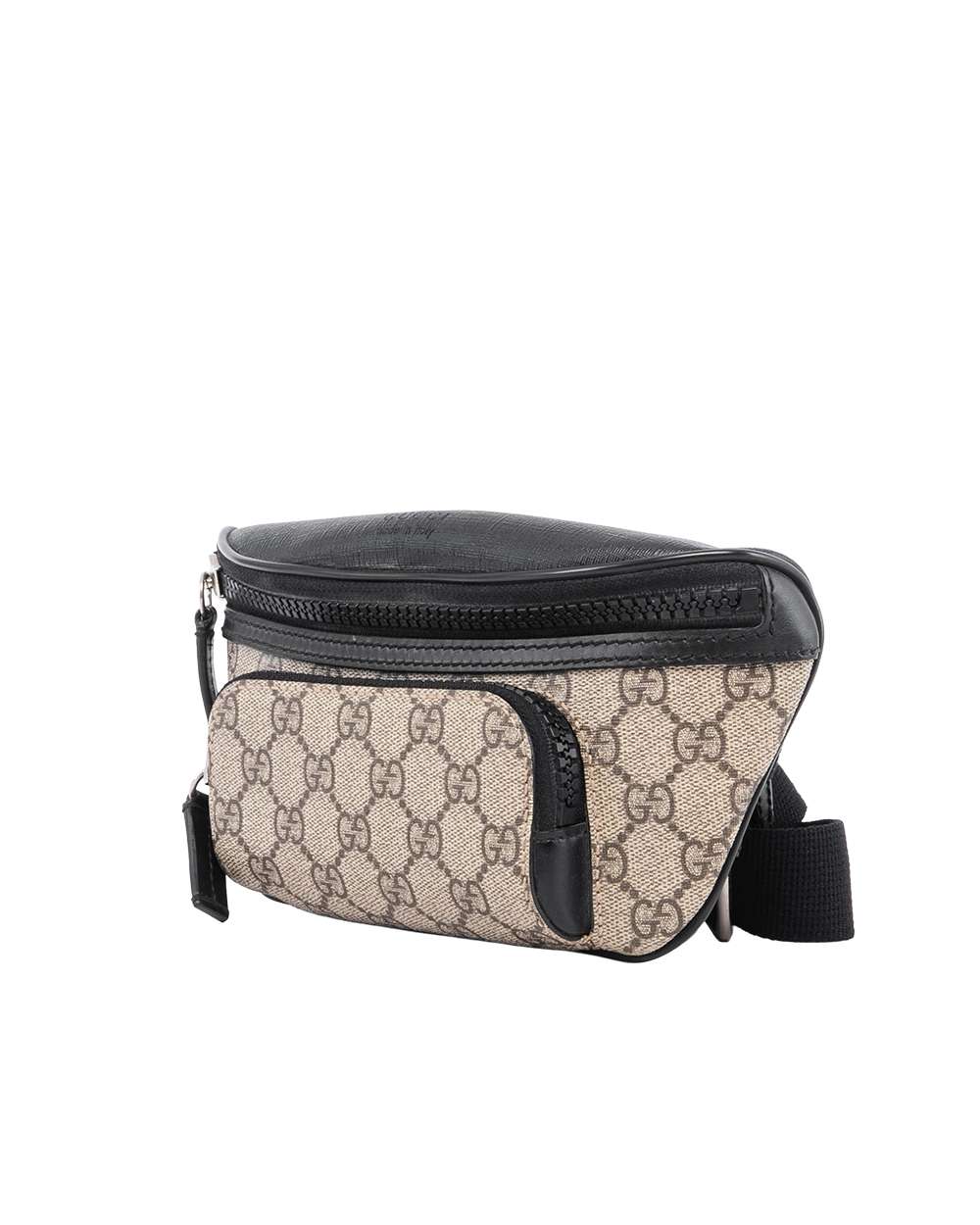 GUCCI EDEN BELT BAG BROWN BLACK GG SUPREME MONOGRAM CANVAS SHW 450946 204046 05908
