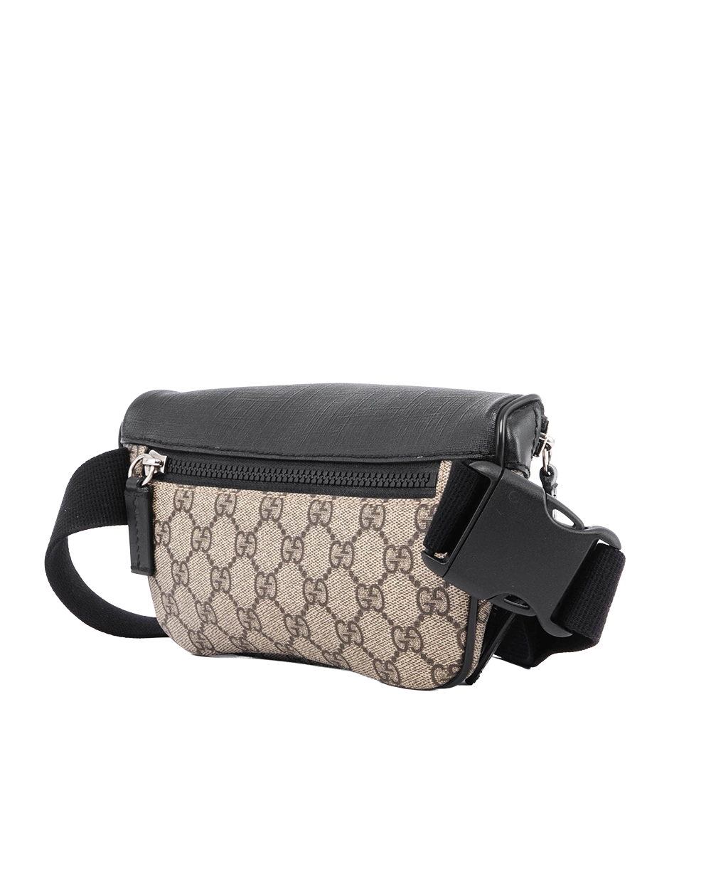 GUCCI EDEN BELT BAG BROWN BLACK GG SUPREME MONOGRAM CANVAS SHW 450946 204046 05909