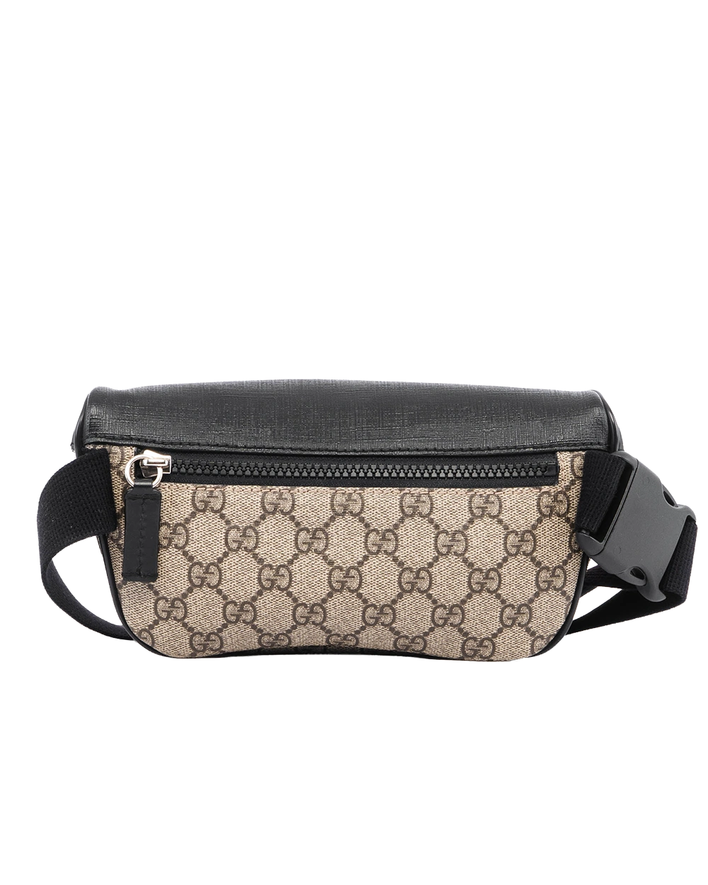 GUCCI EDEN BELT BAG BROWN BLACK GG SUPREME MONOGRAM CANVAS SHW 450946 204046 05910