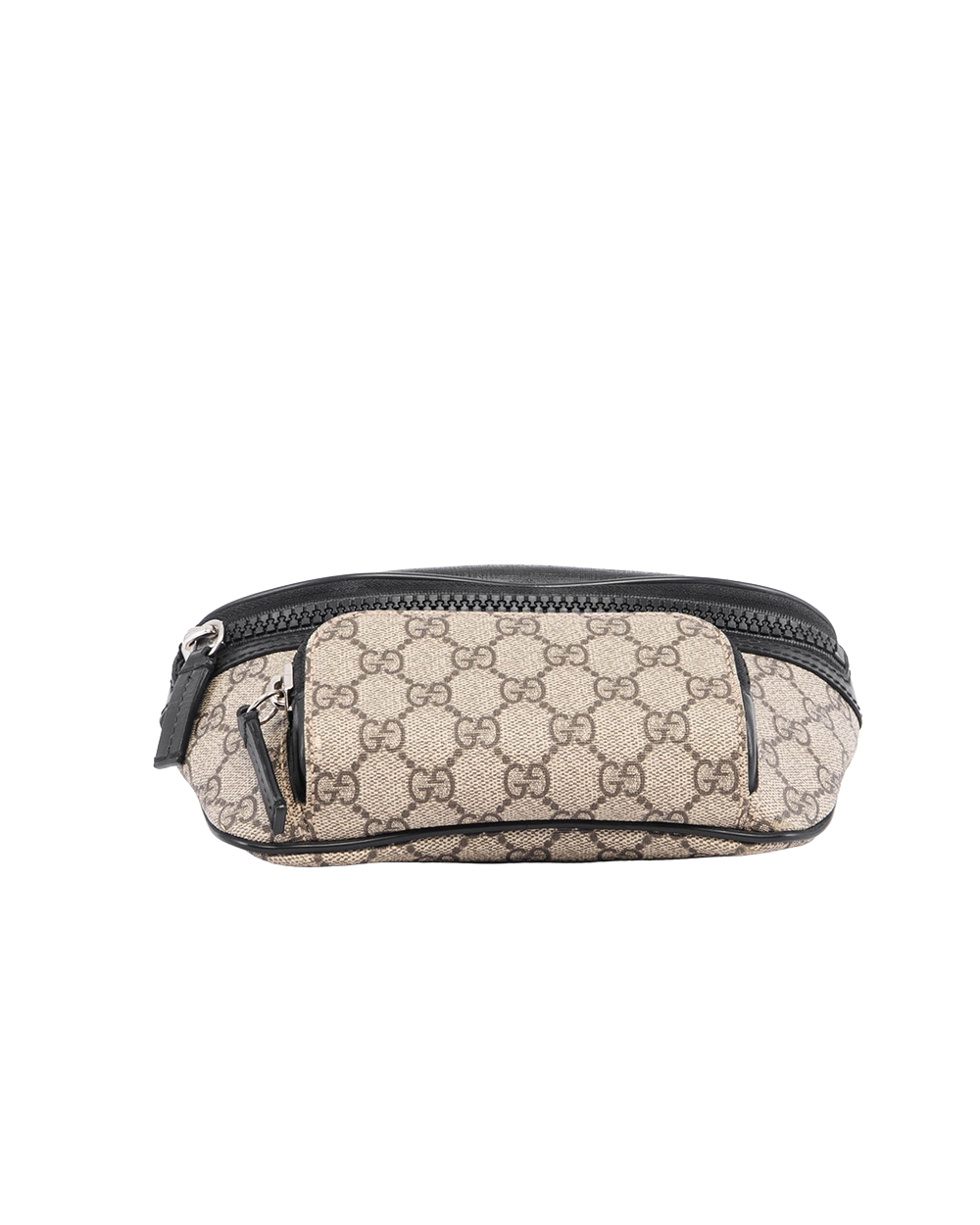 GUCCI EDEN BELT BAG BROWN BLACK GG SUPREME MONOGRAM CANVAS SHW 450946 204046 05911