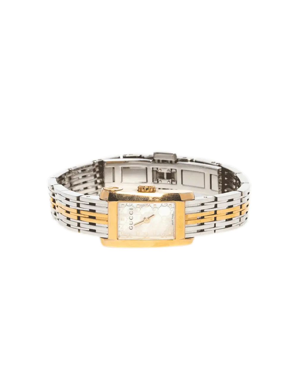 GUCCI G METRO SQUARE QUARTZ 8600L WATCH GHW 16629640 0561