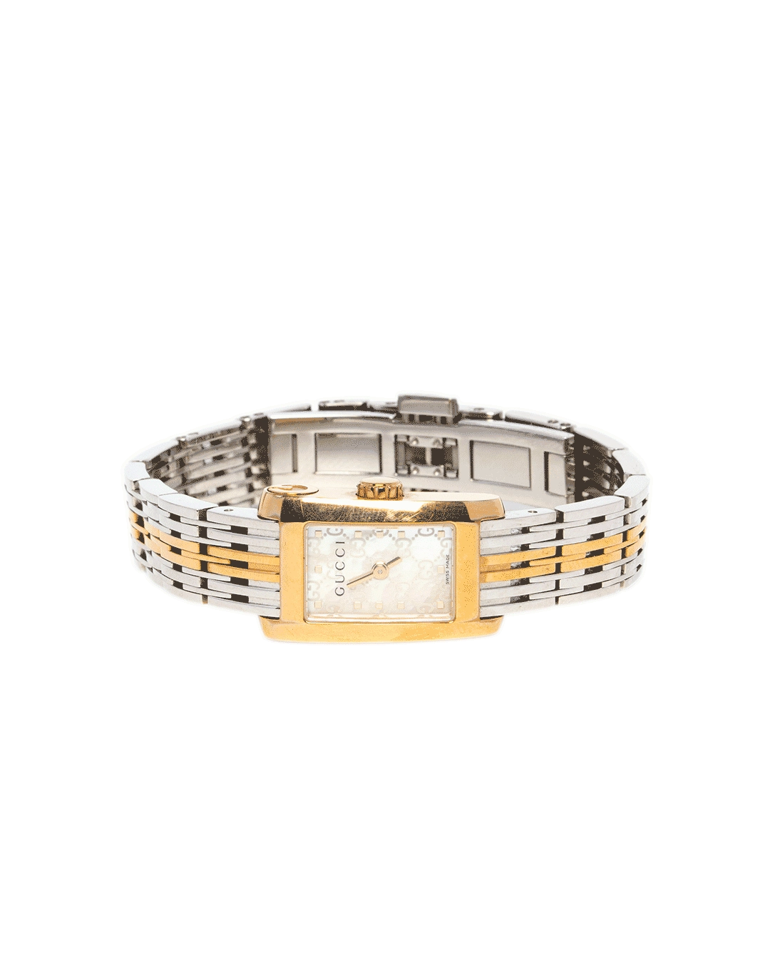GUCCI G METRO SQUARE QUARTZ 8600L WATCH GHW 16629640 0561