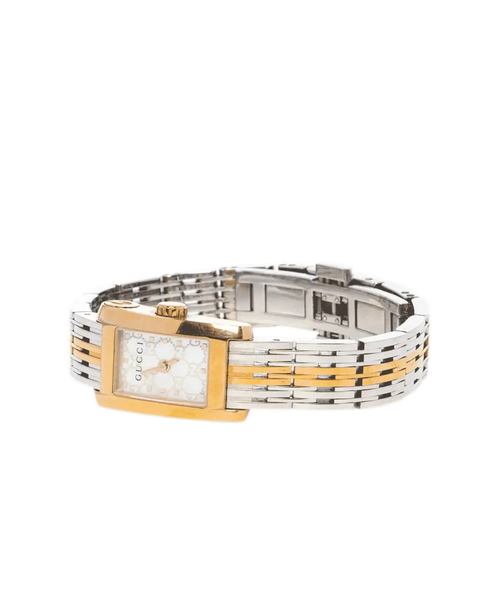 GUCCI G METRO SQUARE QUARTZ 8600L WATCH GHW 16629640 0563