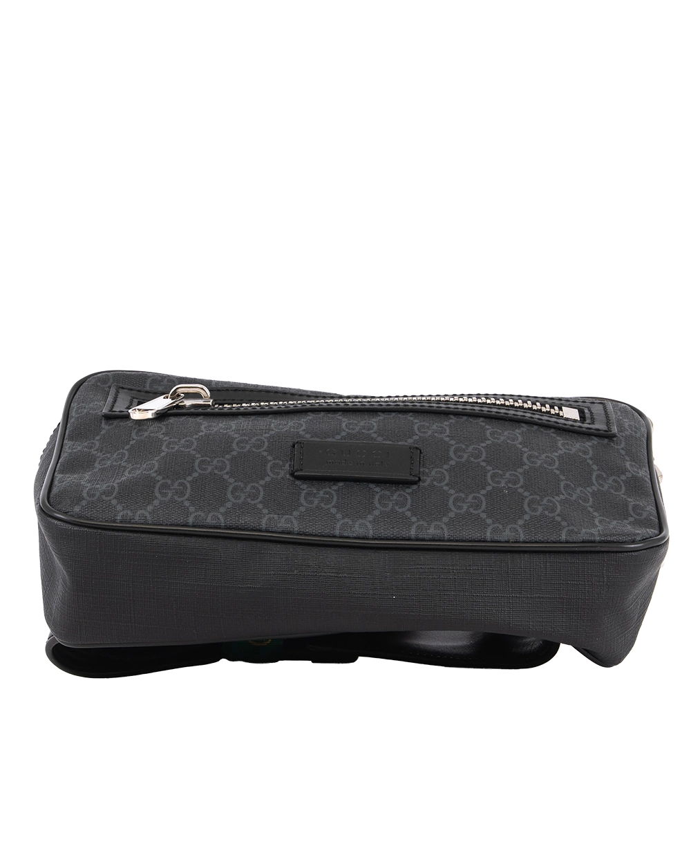 GUCCI GG BELT BAG BLACK GG SUPREME MONOGRAM CANVAS SHW 474293 520981 0867