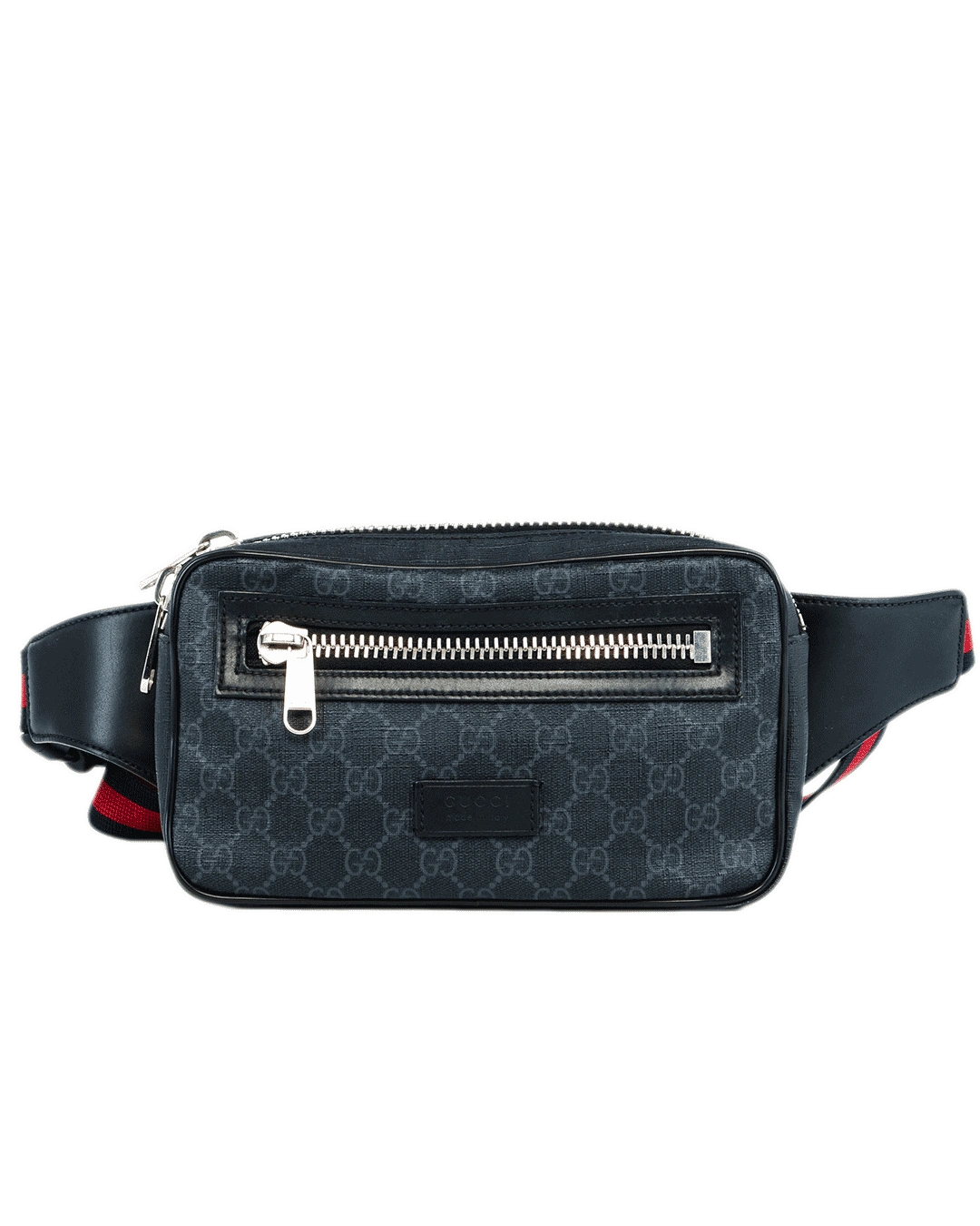 GUCCI GG BELT BAG BLACK GG SUPREME MONOGRAM CANVAS SHW 474293 520981 1473