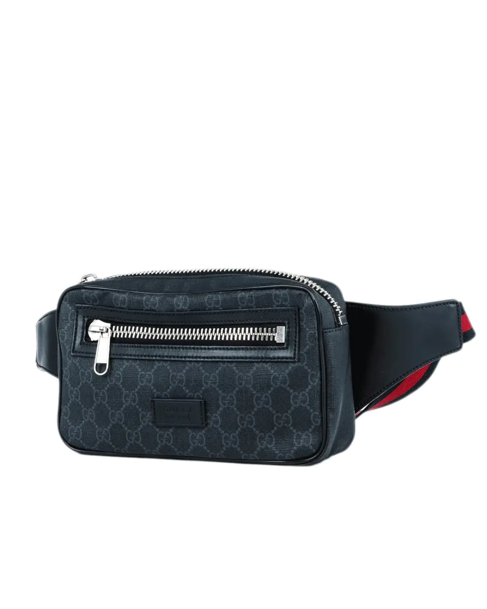 GUCCI GG BELT BAG BLACK GG SUPREME MONOGRAM CANVAS SHW 474293 520981 1474