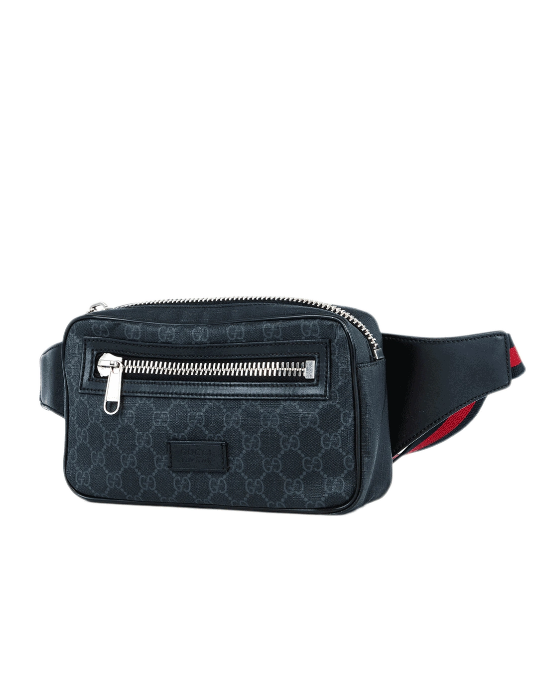 GUCCI GG BELT BAG BLACK GG SUPREME MONOGRAM CANVAS SHW 474293 520981 1474