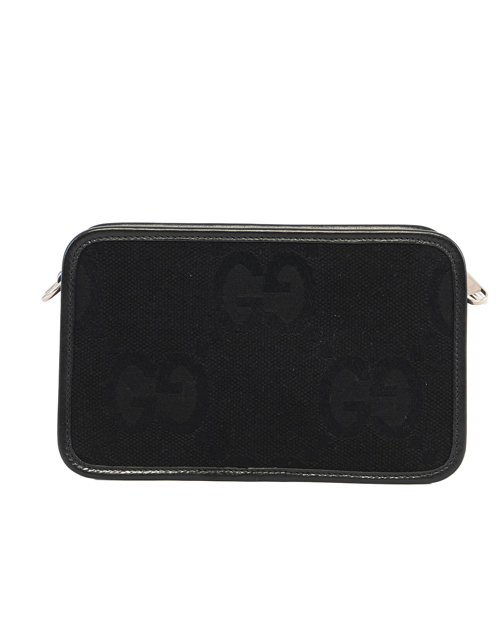 GUCCI GG JUMBO CAMERA BAG BLACK GG MONOGRAM CANVAS RSHW 0652