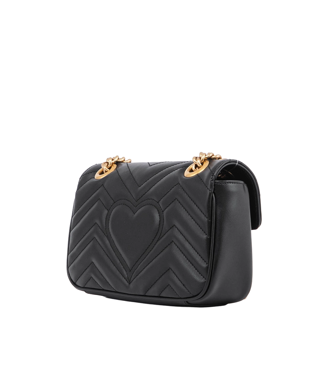 GUCCI GG MARMONT 22 BLACK CALF GHW 446744 520981 05858