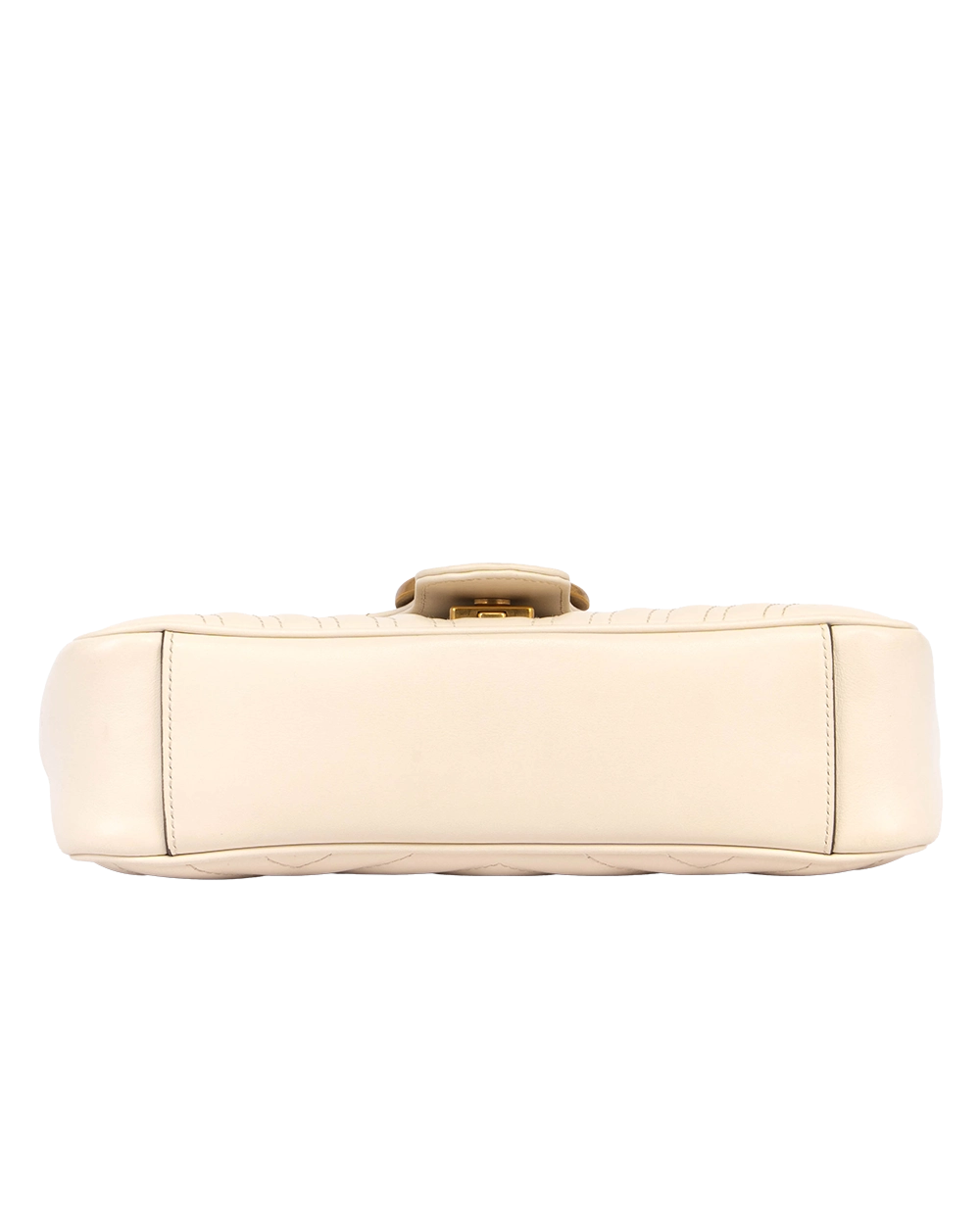 GUCCI GG MARMONT 26 WHITE CALF GHW 443497 591693 0139
