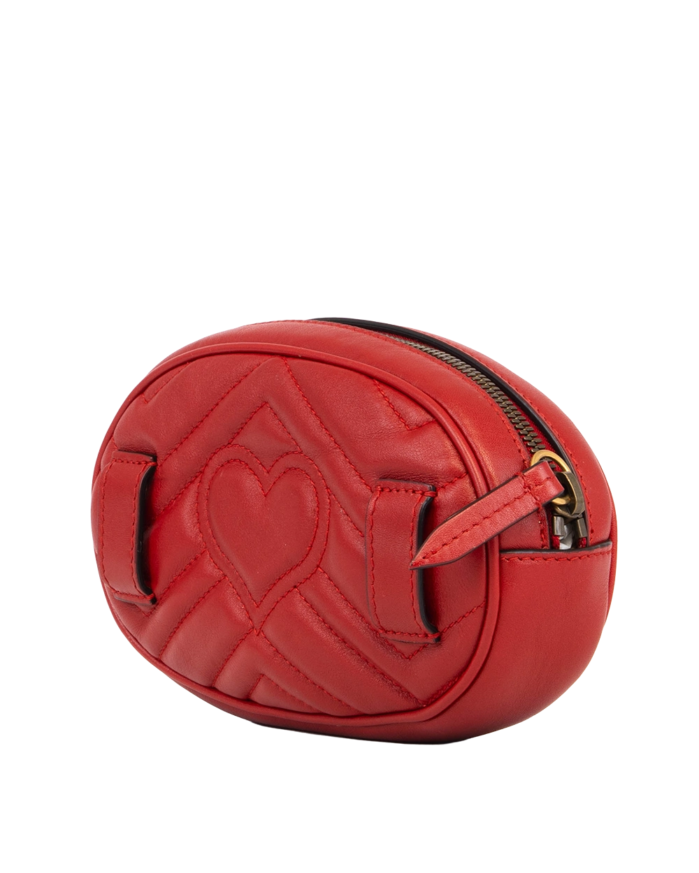 GUCCI GG MARMONT BELT BAG RED CALF GHW 476434 493075 1732