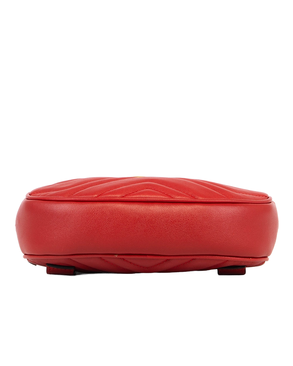 GUCCI GG MARMONT BELT BAG RED CALF GHW 476434 493075 1734