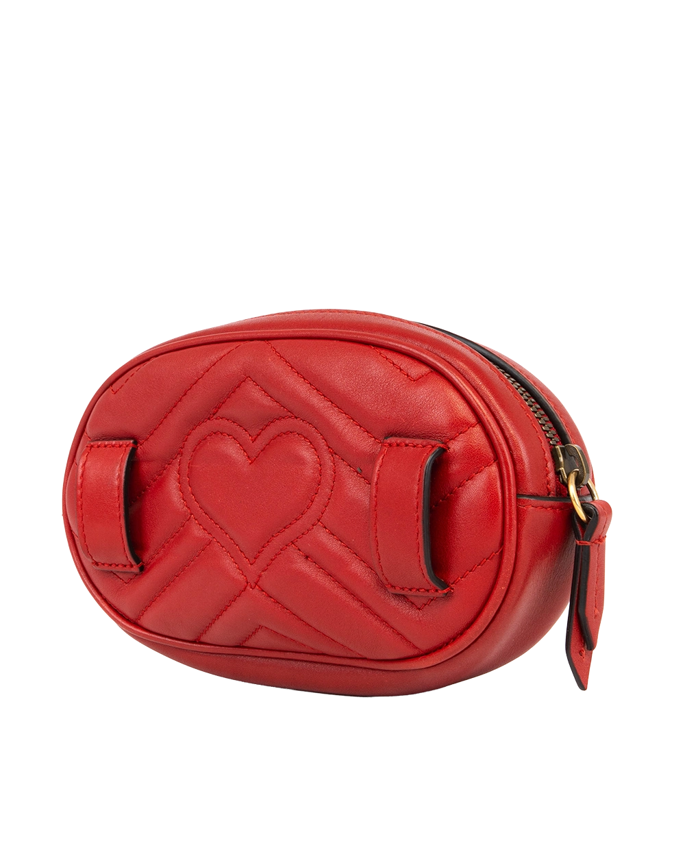 GUCCI GG MARMONT BELT RED CALF GHW 476434 525040 0845
