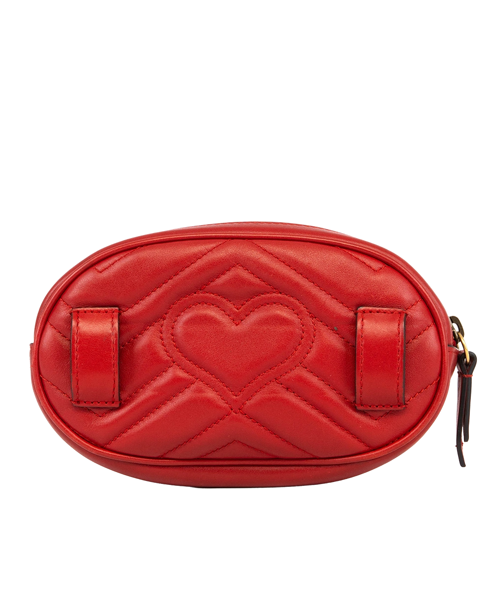 GUCCI GG MARMONT BELT RED CALF GHW 476434 525040 0846