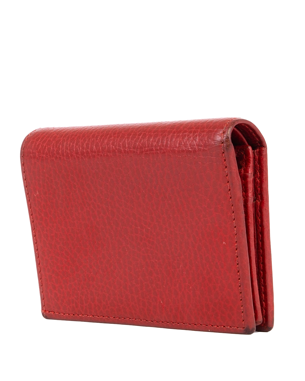 GUCCI GG MARMONT BI FOLD SHORT RED CALF GHW 466126 496085 1360