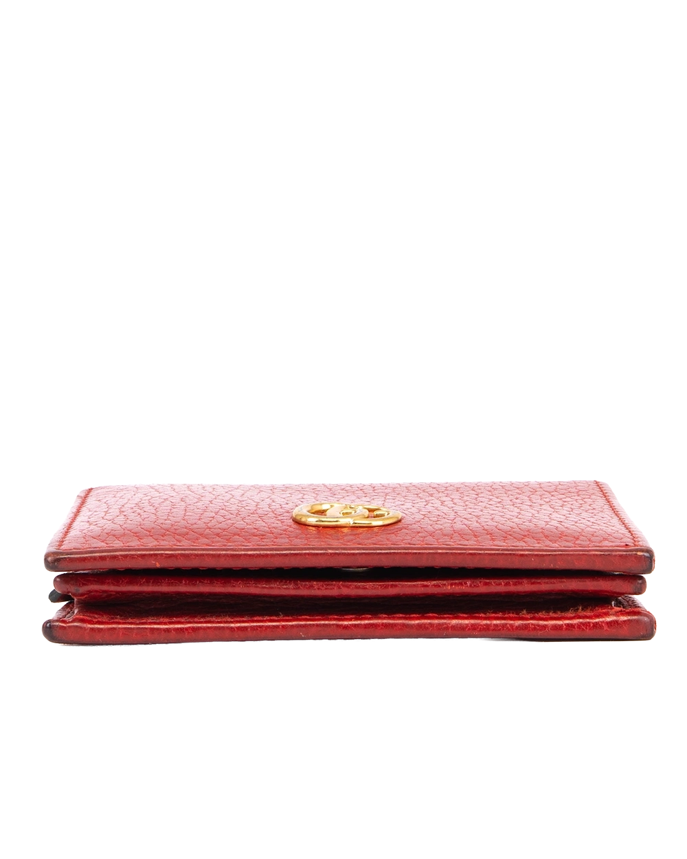 GUCCI GG MARMONT BI FOLD SHORT RED CALF GHW 466126 496085 1362