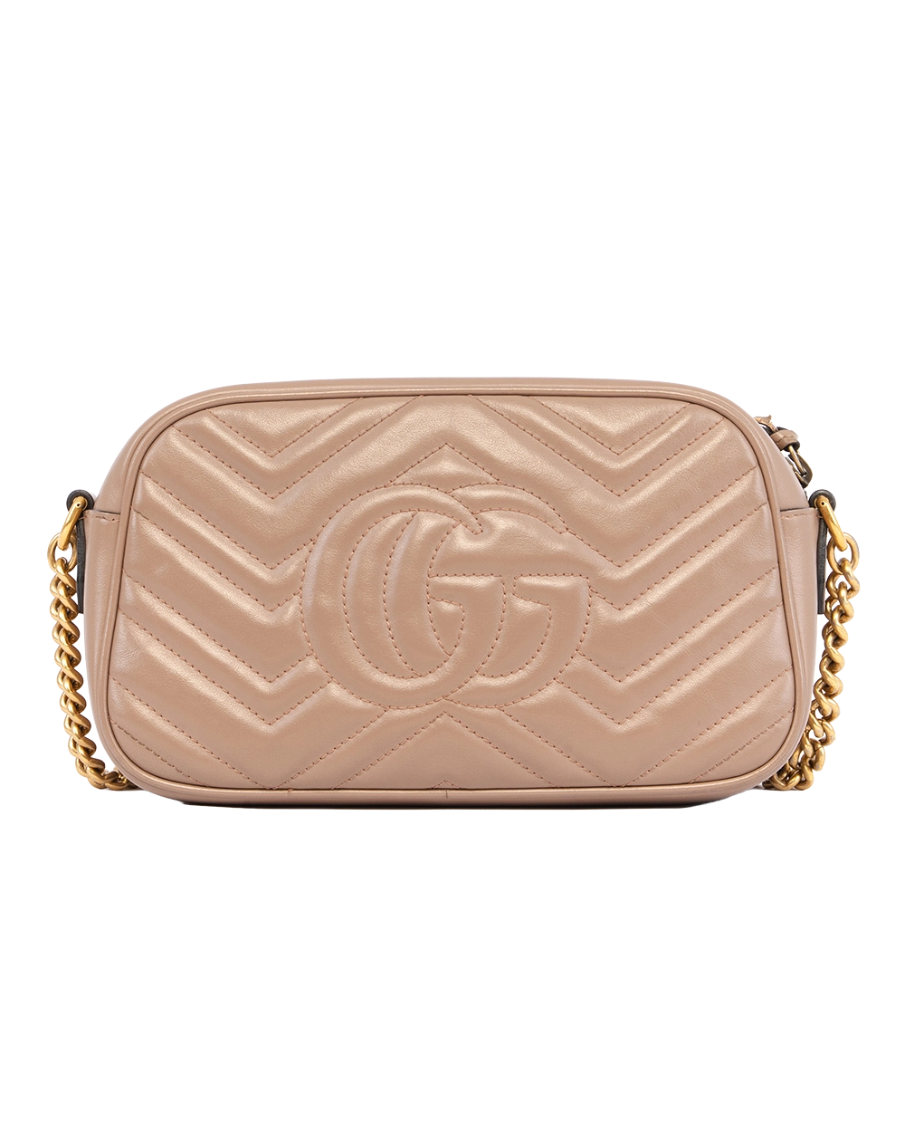 GUCCI GG MARMONT CAMERA BEIGE CALF GHW 447632 520981 1642