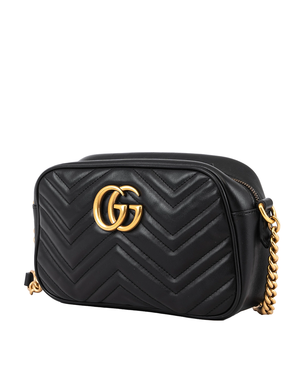 GUCCI GG MARMONT CAMERA BLACK CALF GHW 447632 520981 1314